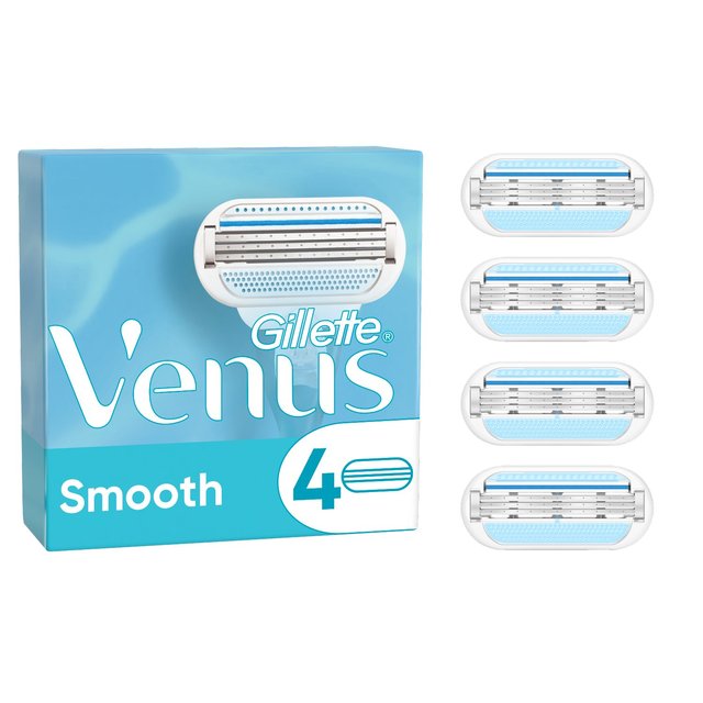Gillette Venus Smooth Razor Blades Refill 4 Pack