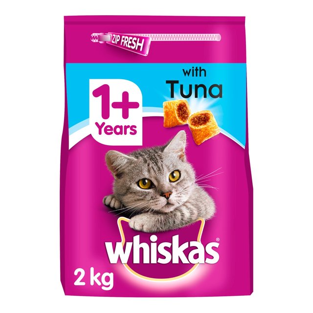Whiskas 1+ Tuna And Vegetable Dry Cat Food 2Kg