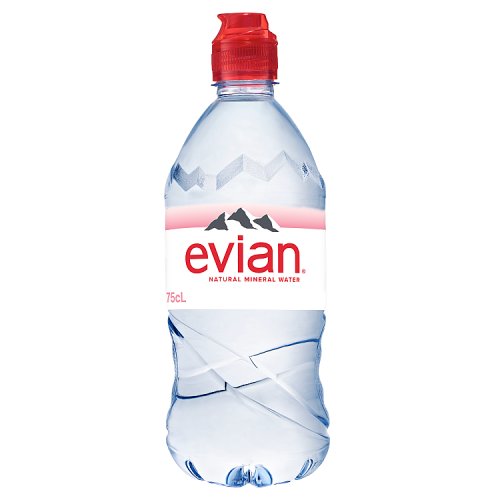 Evian Natural Mineral Water 750 Ml