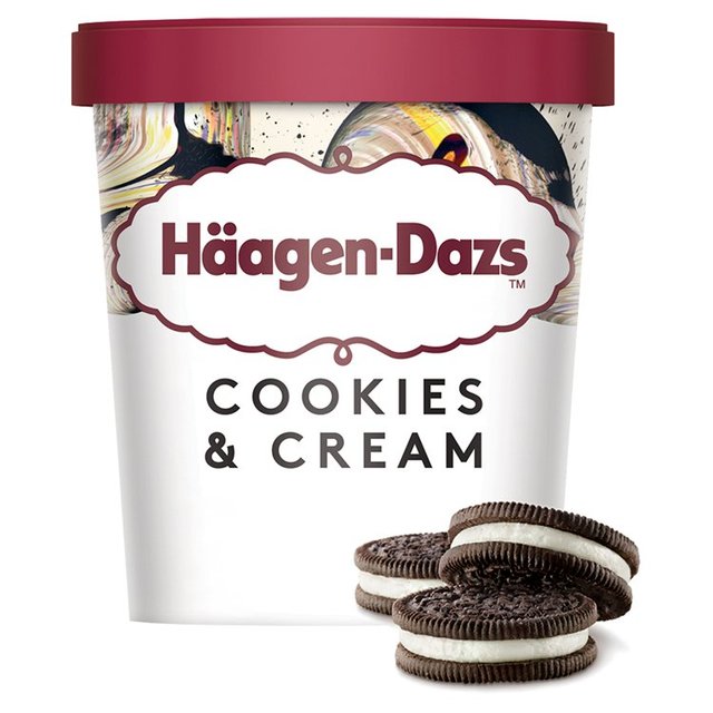 Haagen-Dazs Cookies And Cream Ice Cream 460Ml