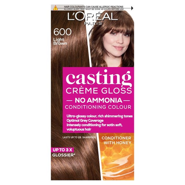 L'or/Ccg Light Brown 600 S/Prmt Hair Dye