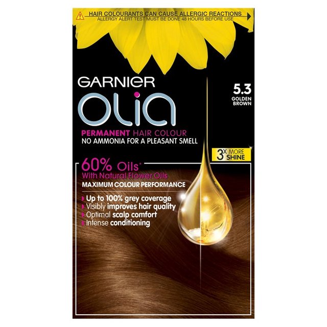 Garnier Olia 5.3 Golden Brown Prmt Hair Dye