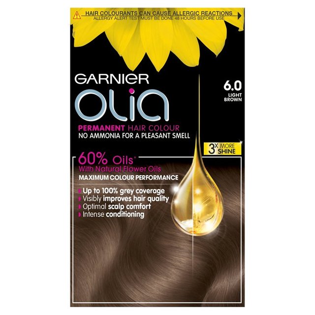 Garnier Olia 6.0 Light Brown Prmt Hair Dye