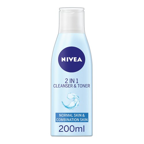Nivea 2 In 1 Cleanser And Toner 200Ml