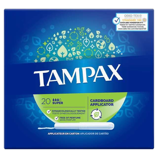 Tampax Super Tampons Applicator 20 Pack