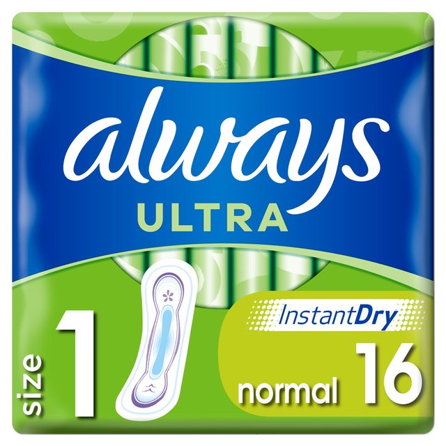 Always Ultra Normal Size 1 Sanitary Towels 16