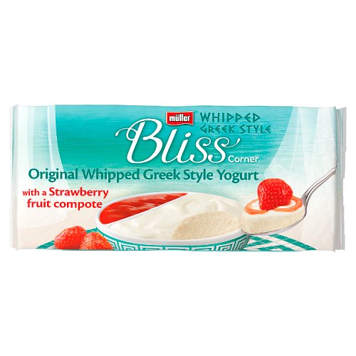 Muller Corner Bliss Strawberry Yoghurt 4 X110g
