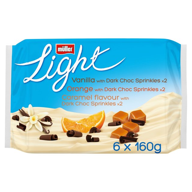 Muller Light Chocolate Mix Yoghurt 6 X 160G