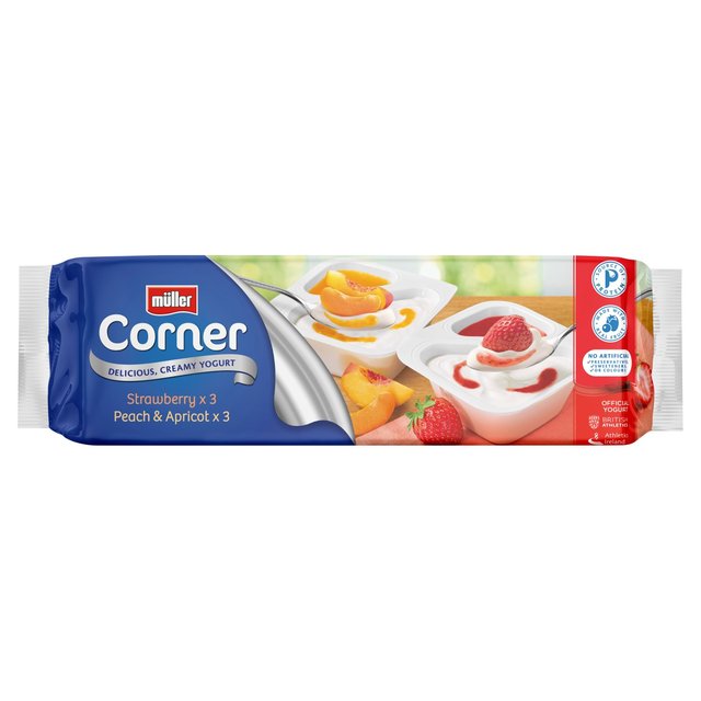 Muller Corner Mixed Fruit Yoghurt 6 X 143 G