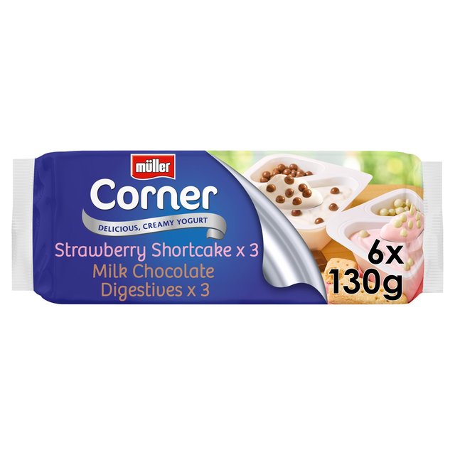 Mul/Cnr Yoghurt Strawberry Shortcakes And Digestive 6X130g
