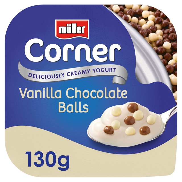 Muller Corner Vanilla Chocolate Balls Yoghurt 130 G