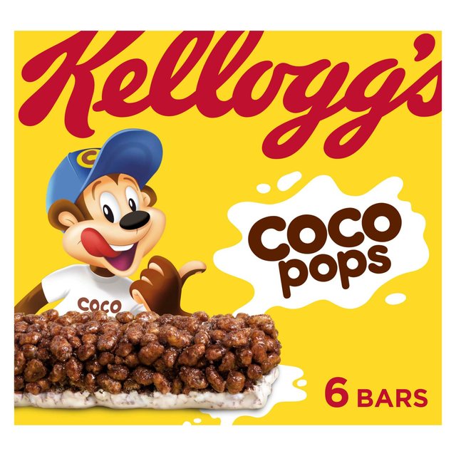 Kelloggs Coco Pops Cereal Bar 6 X 20G