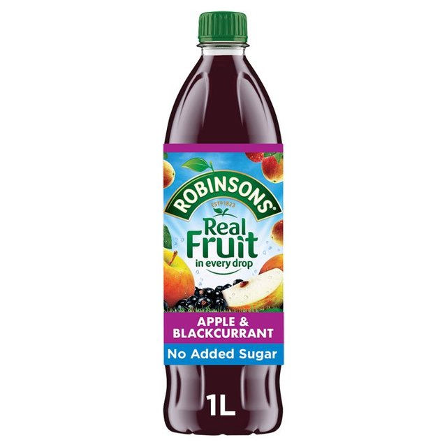 Robinsons Apple And Blackcurrant No Added Sugar 1L