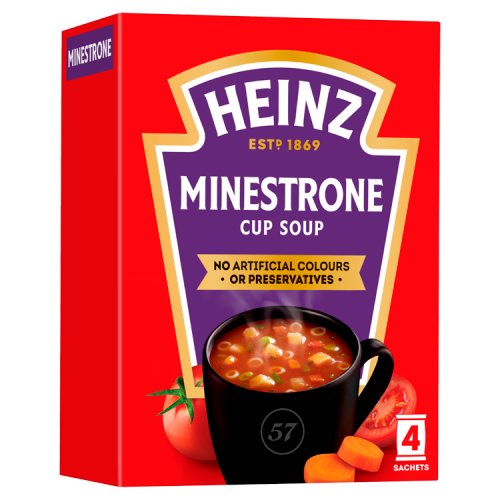 Heinz Minestrone Cup Soup Croutons 4 Pack 72G