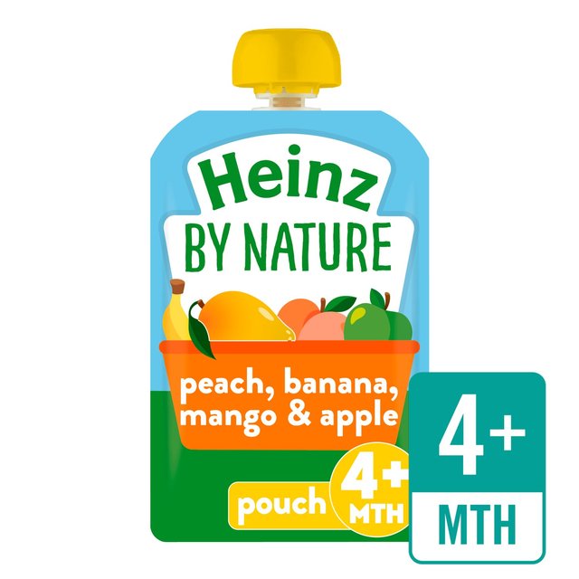 Heinz Fruit Pouch Peach Mango And Banana 100G