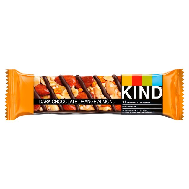 Kind Dark Chocolate Orange Almond Bar 40G