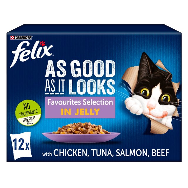 Felix Good As Favourites Selection In Jelly 12X100g