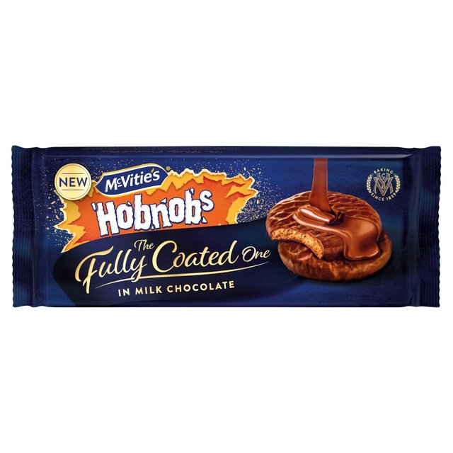 Mcvitie's Hobnob Biscuits Coated In Milk Chocolate 149G