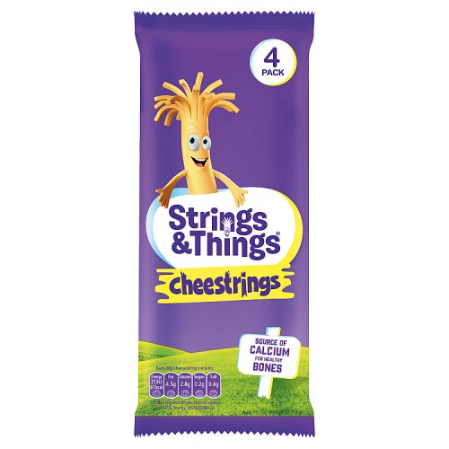 Cheestrings Original Cheese Snacks 4 Pack 80G