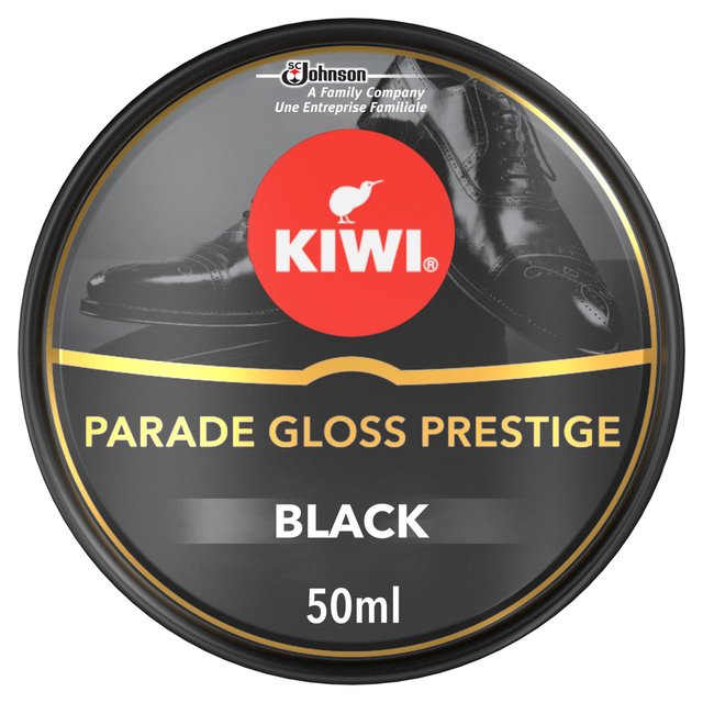 Kiwi Black Parade Gloss Shoe Polish 50Ml
