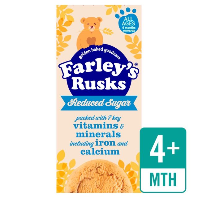 Farleys Rusks Original Reduced Sugar 6 Months Plus 150G