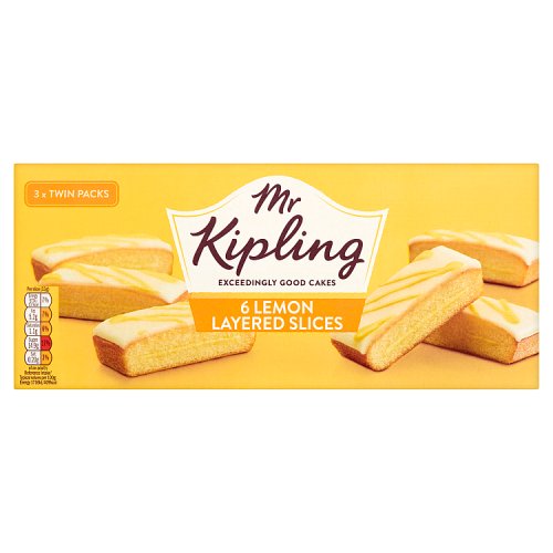 Mr Kipling Lemon Slice 6 Pack