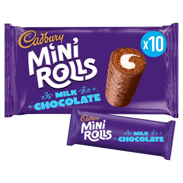 Cadburys Chocolate Mini Roll 10 Pack