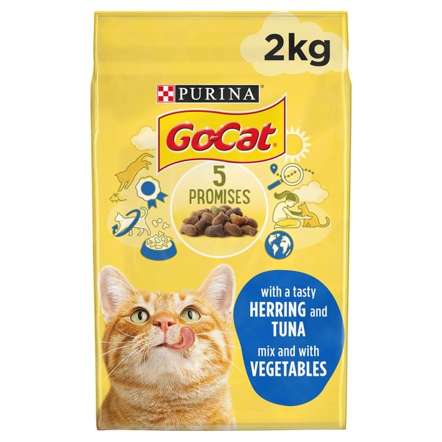 Go-Cat Tuna Herring And Vegetable 2Kg