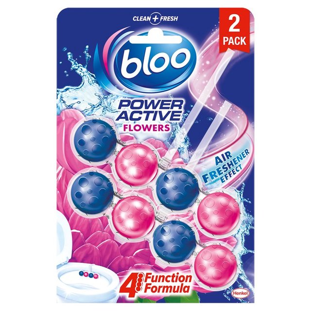 Bloo Power Activ Flowers Rim Block 2X50g