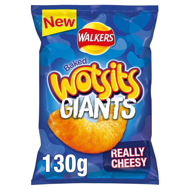 Walkers Wotsits Giants Cheese Snacks 130G