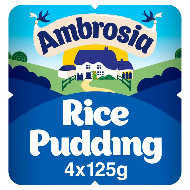 Ambrosia Creamed Rice Pudding 4X125g