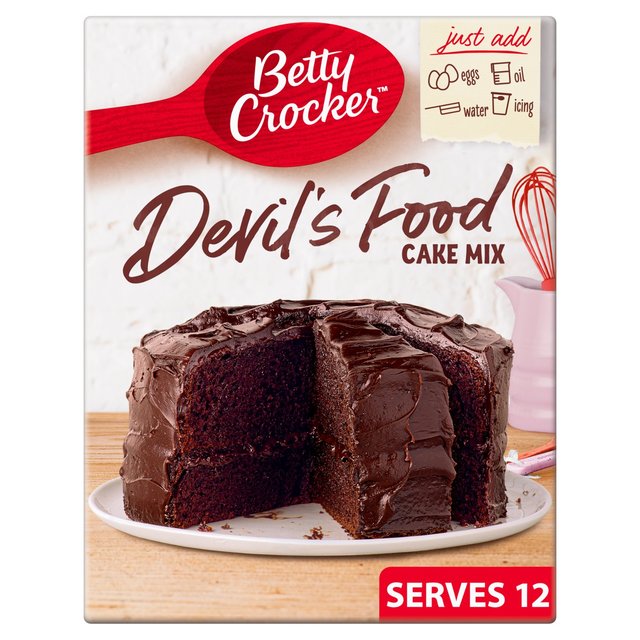 Betty Crocker Devils Food Chocolate Cake Mix 425G