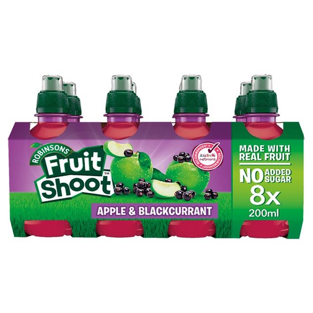 Fruit Shoot Apple And Blackcurrant No Added Sugar 8X200ml