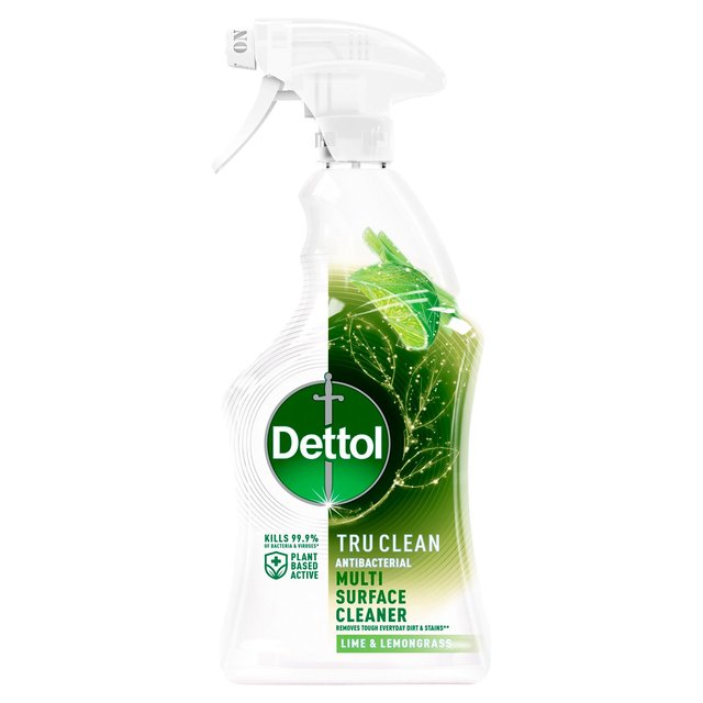 Dettol Tru Clean Antibacterial Spray Lime And Lemon 750Ml