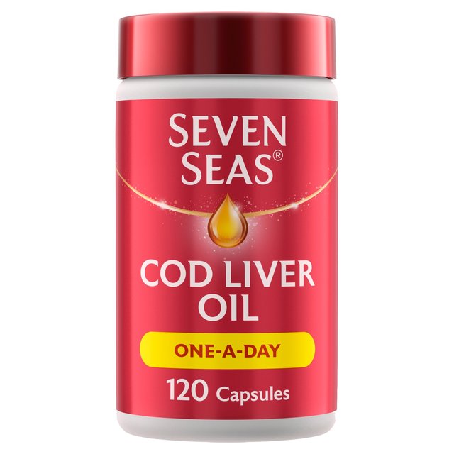 Seven Seas Cod Liver Oil One A Day 120 Capsules