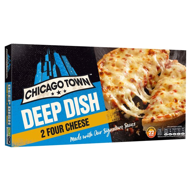 Chicago Town 2 Deep Dish Four Cheese Pizzas 310G