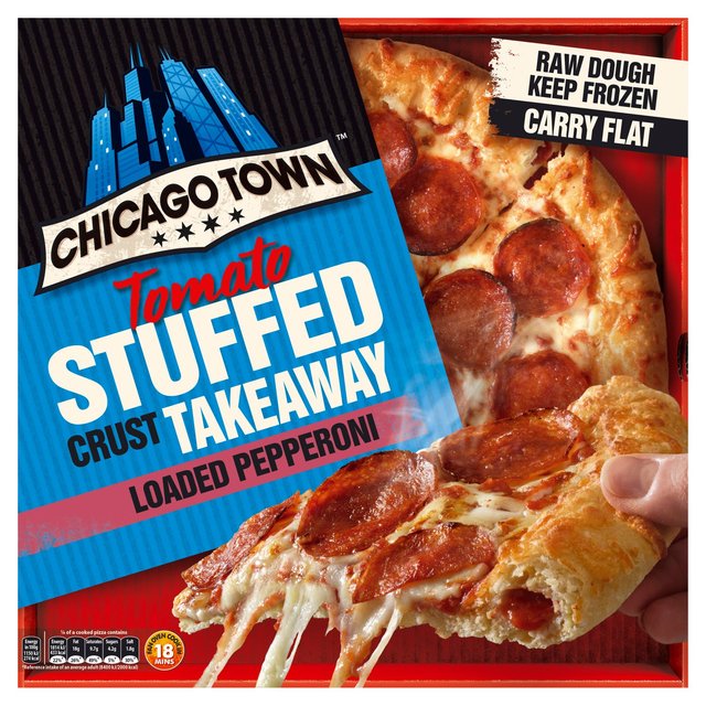 Chicago Town Large Takeaway Pepperoni Pizza 645G