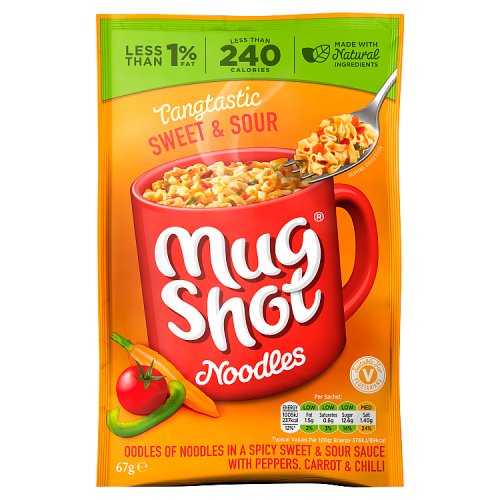 Mugshot Sweet And Sour Noodles 67G