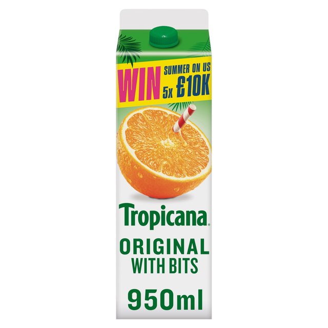 Tropicana Orange Juice Original 950 Ml