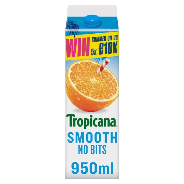 Tropicana Orange Juice Smooth 950 Ml