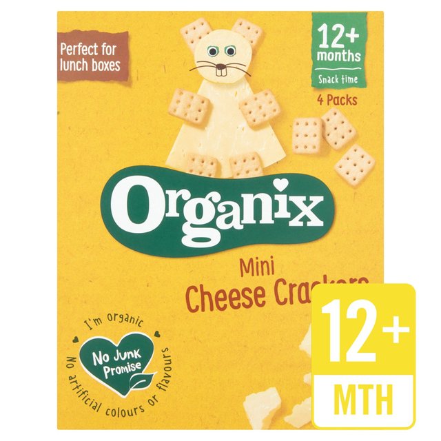Organix Mini Cheese Cracker 4 X 20G