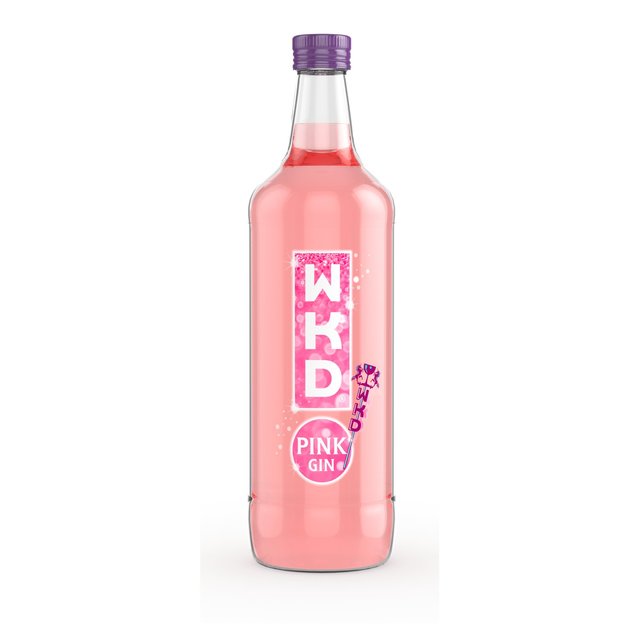 Wkd Alcoholic Mix Pink Gin Flavour 700Ml