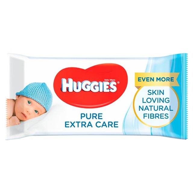 Huggies Baby Wipes Pure Extra Care 56 Pack