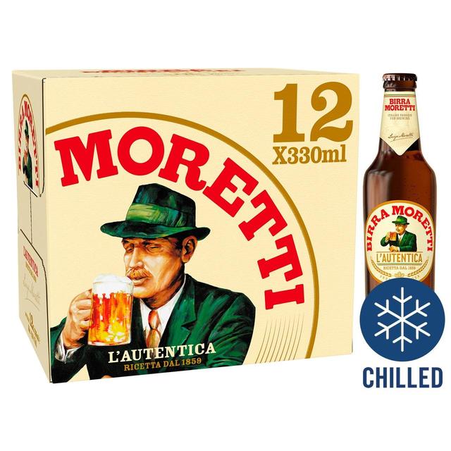 Birra Moretti Lager Beer 12 X 330Ml