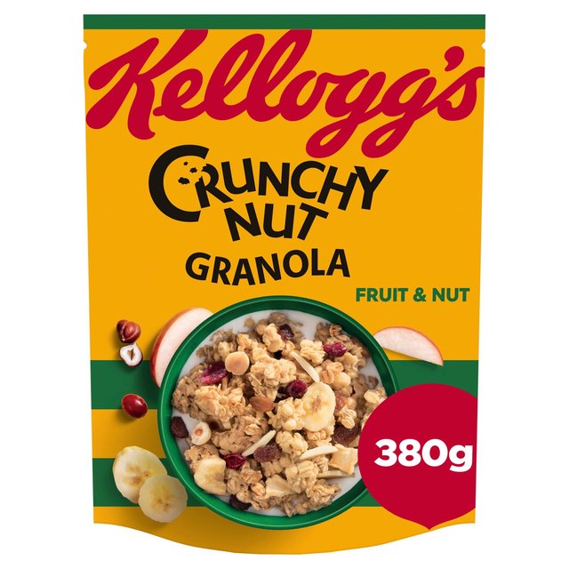 Kelloggs Crunchy Nut Fruit And Nut Oat Granola 380G