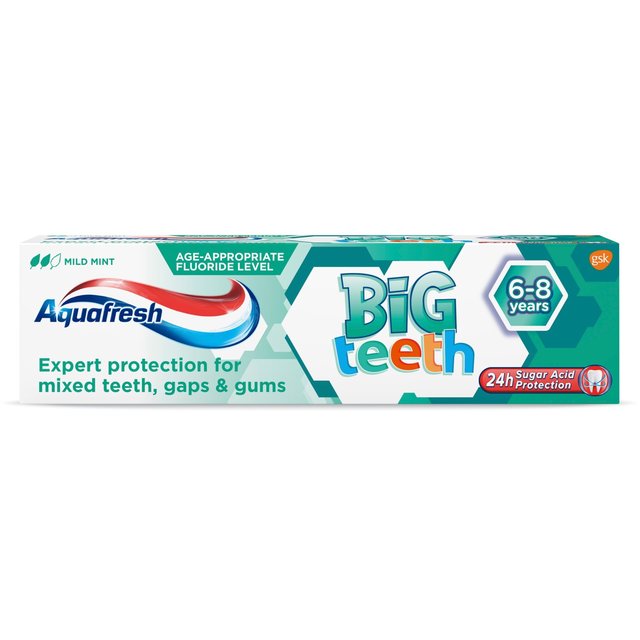 Aquafresh Big Teeth 6-8Yrs Toothpaste 75Ml