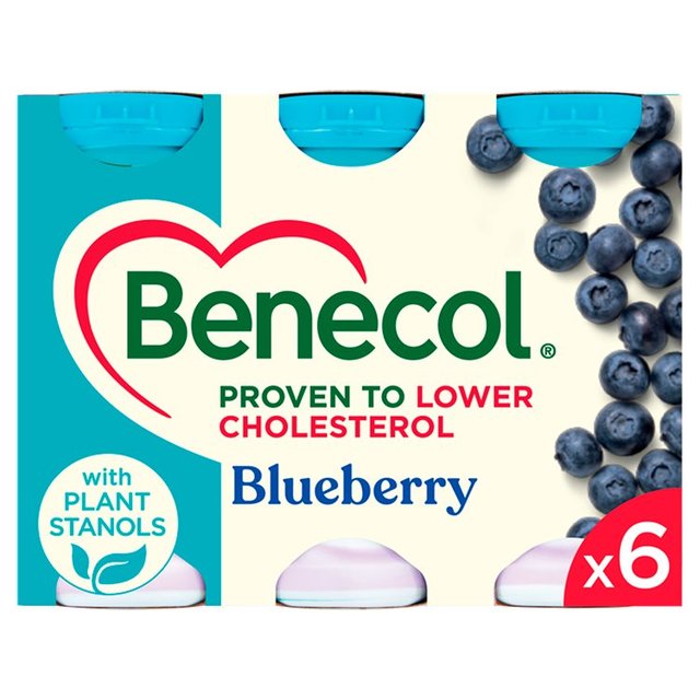 Benecol Blueberry Yoghurt Drink 6 X67.5G