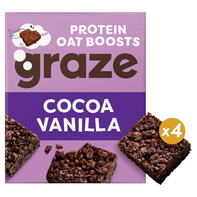 Graze Cocoa And Vanilla Bar 4 X 30G