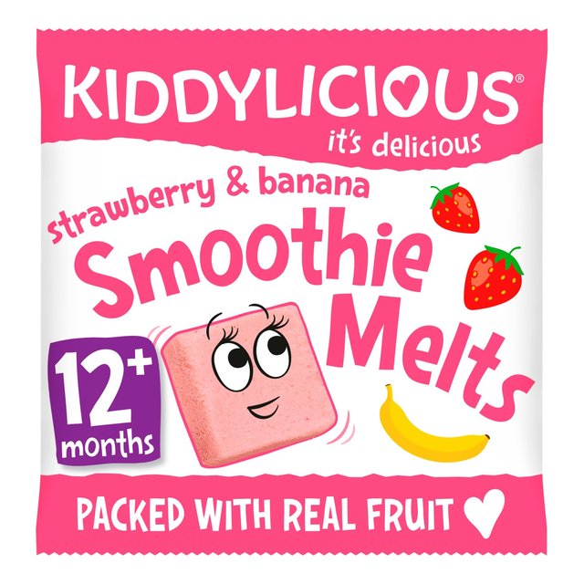 Kiddylicious Strawberry And Banana Smoothie Melts 6G