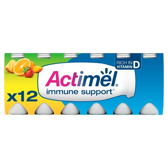 Actimel Multifruit Yoghurt Drink 12 X100g